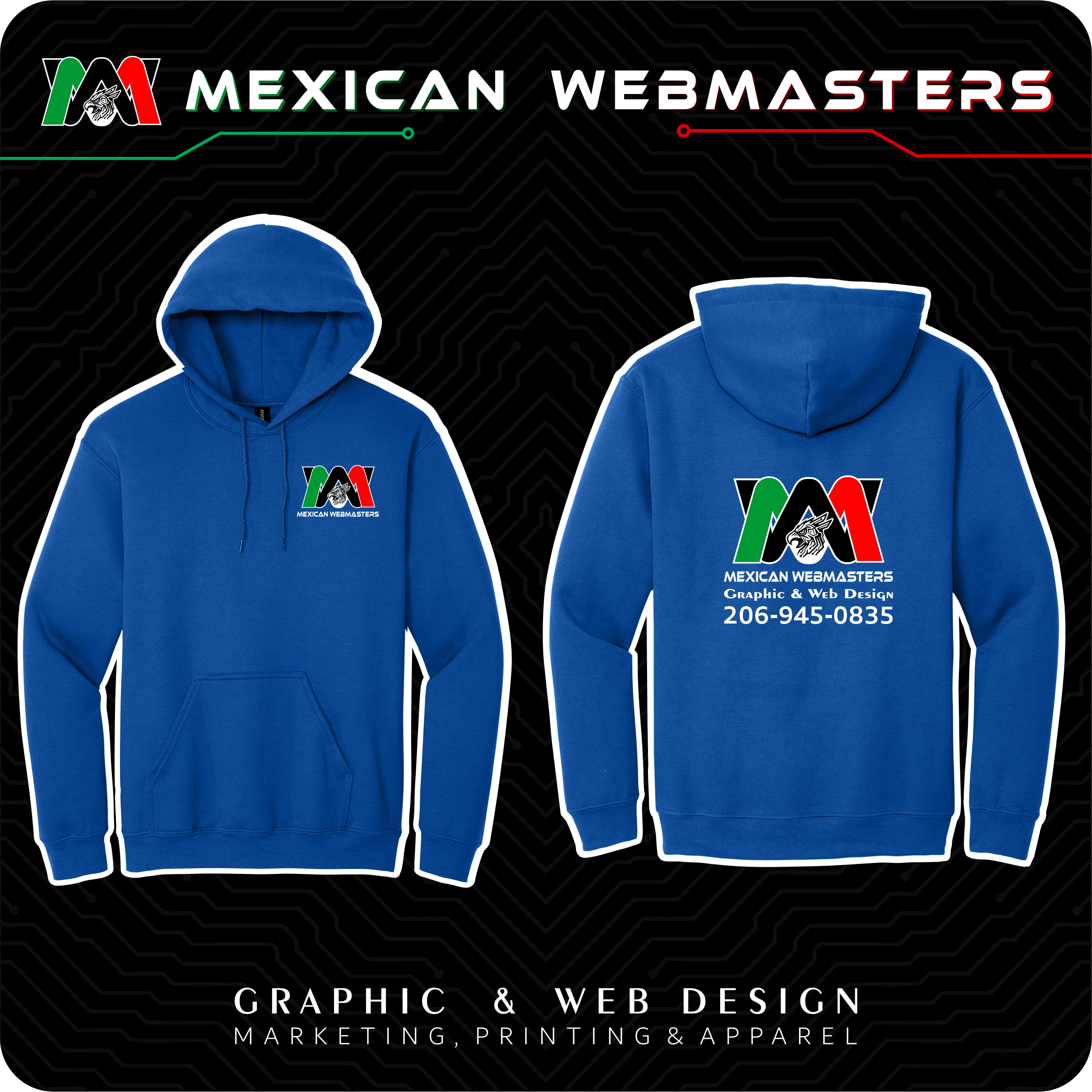 Printed Hoodie
